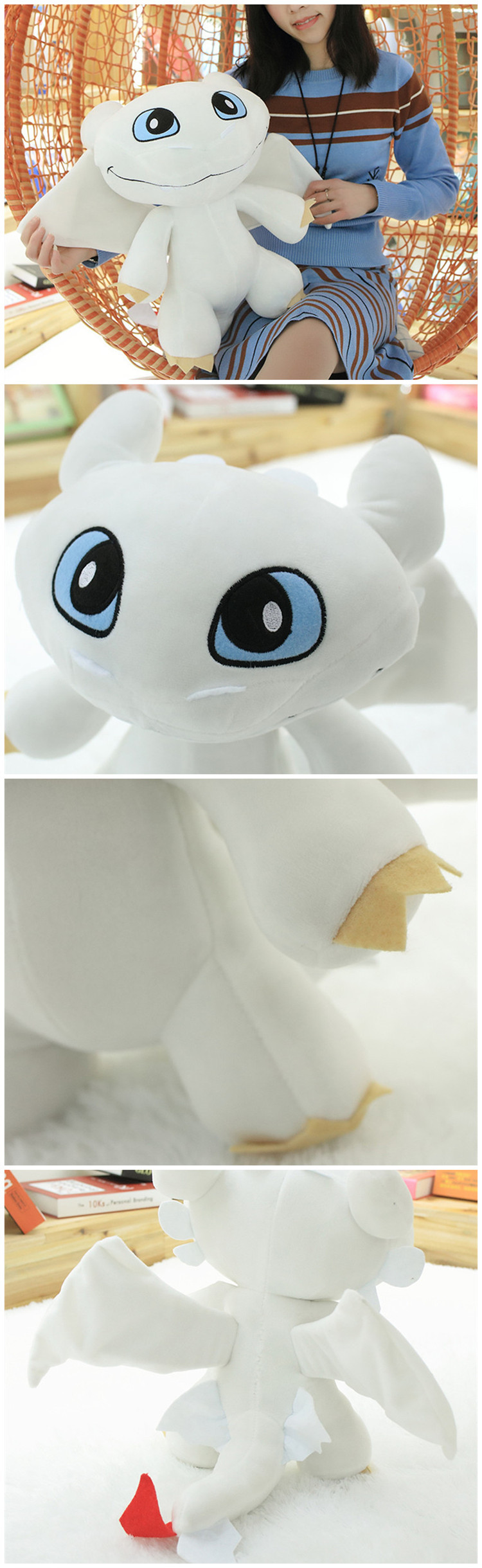 批发毛绒玩具驯龙2儿童玩偶无牙仔公仔夜煞娃娃抱枕玩偶一件发货