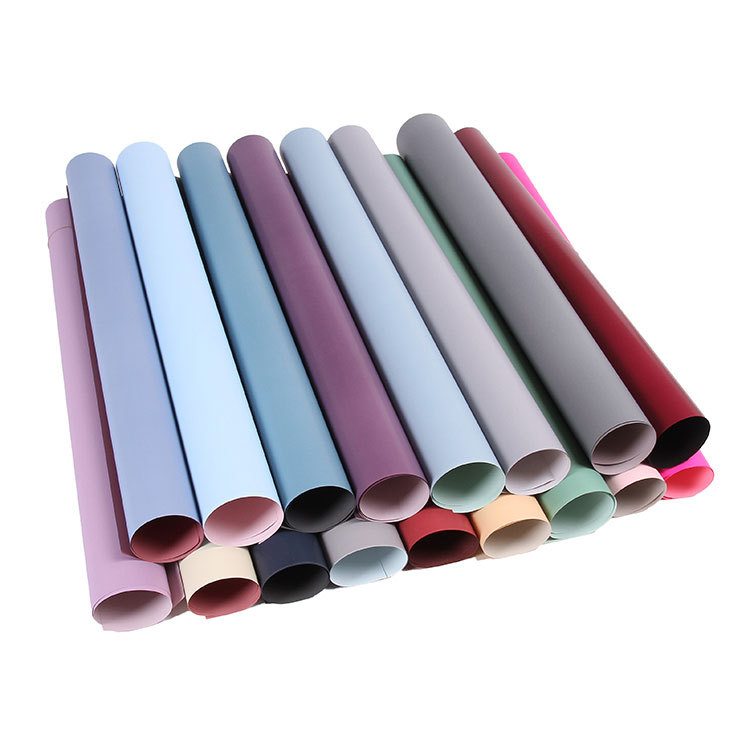 欧雅纸防水纸 韩素双面双色欧雅纸雾面纸 包玫瑰花鲜花包装纸20张