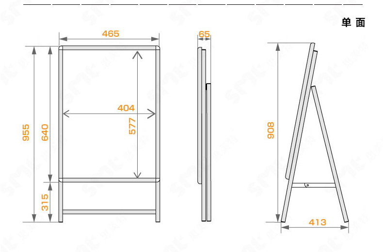 铝合金海报架广告牌定做便捷式户外宣传展示架落地立式广告架