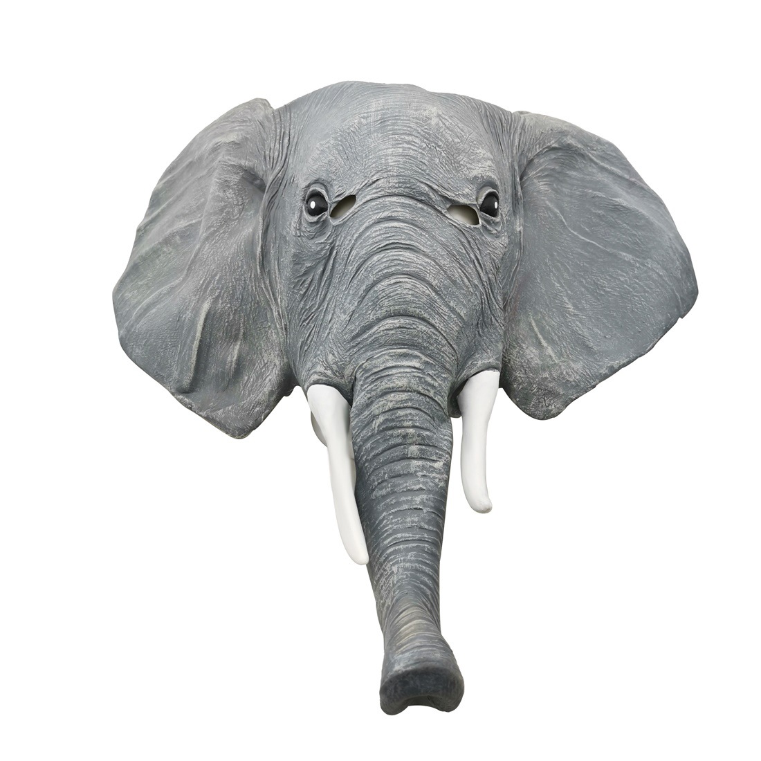 亚州象笑动物面具大象面具头套直播恶搞头套万圣节话剧表演大象