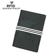 跨境热卖头层牛皮多功能卡包护照本 新款RFID护照夹 证件护照卡套
