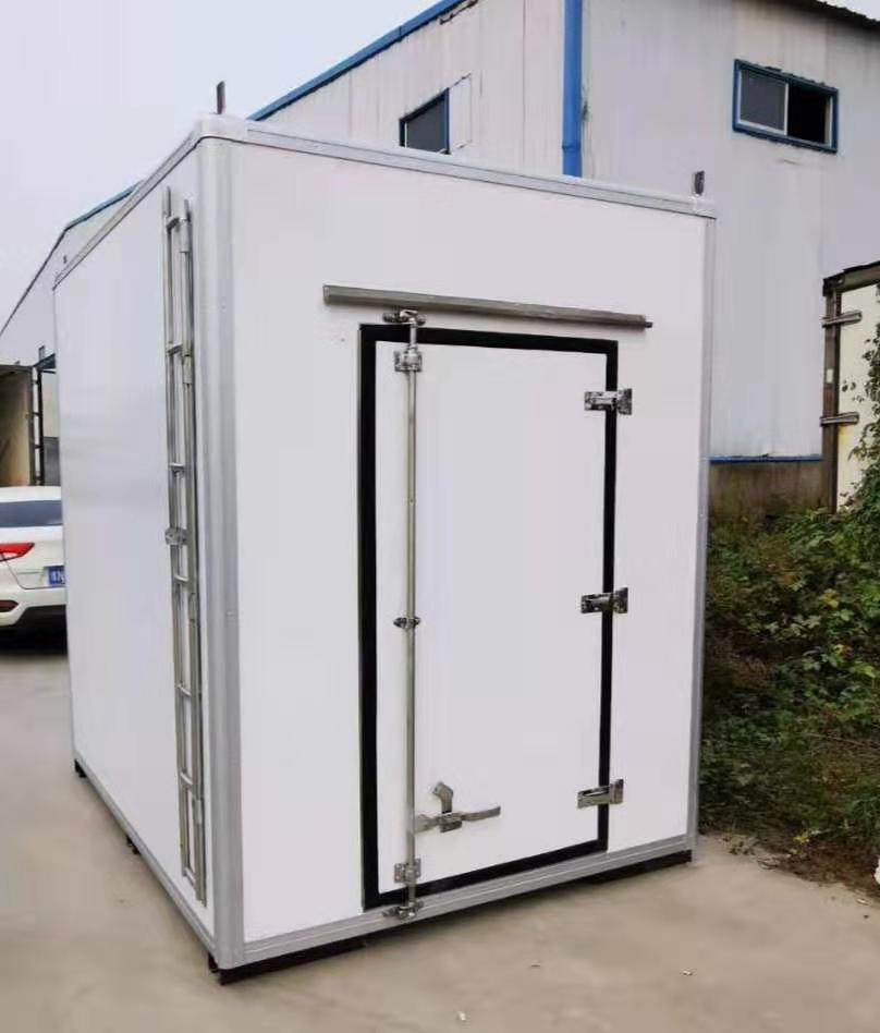 定制移动冷藏箱 制冷车厢 多功能冷藏柜冷冻柜温车厢 移动冷库