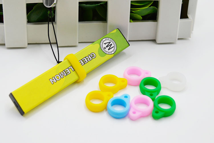 新款10*6mm电子烟小烟扁烟硅胶扣眼挂环硅胶防滑圈挂绳硅胶环硅胶