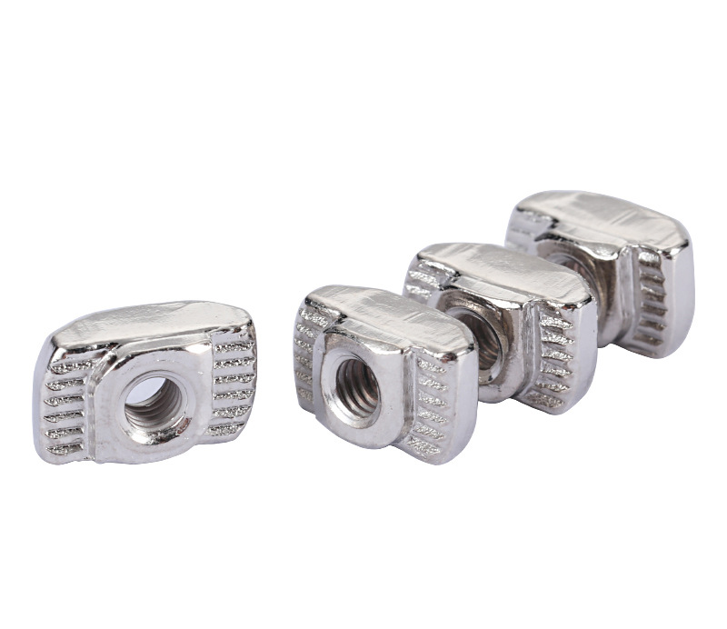 欧标铝型材配件t型螺母 铝型材专用船型螺母20-30-40-45镀镍系列