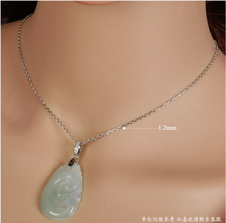 白铜项链防过敏时尚瓜子链盒子链十字链元宝链单细链子搭配项坠饰