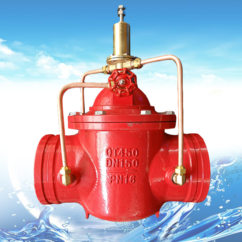 沟槽泄压阀 500x 沟槽持压泄压阀 安全阀泄水阀 卡箍泄压阀球墨