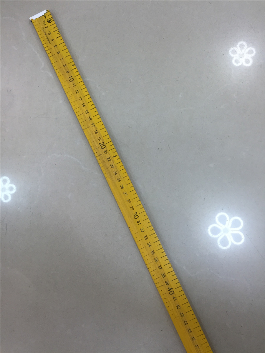 1米 100cm木制直尺 黄木尺 裁缝尺 公分英寸市寸