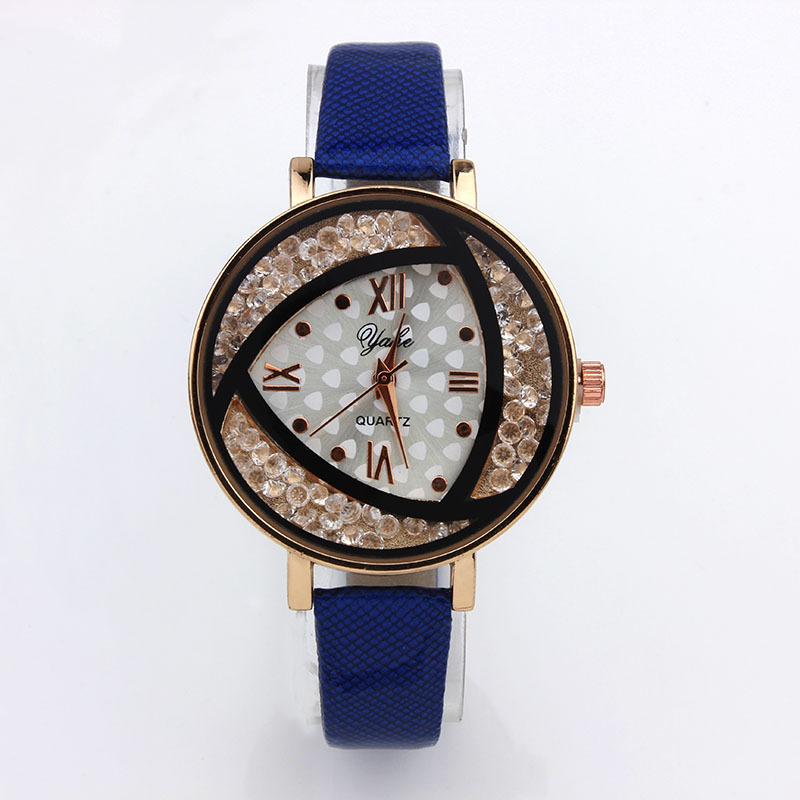 女士滚珠手表速卖通外贸爆款pu时装气质时尚简约手表腕表工厂批发