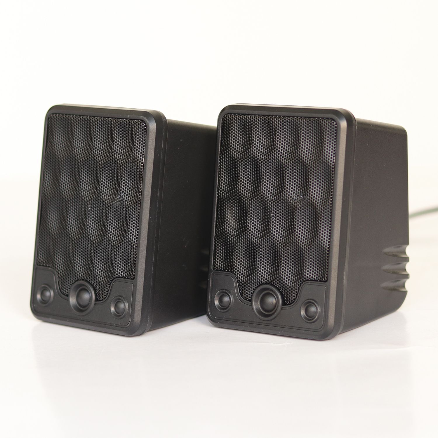 0迷你笔记本小音箱电脑小对箱线控音箱有线桌面音箱