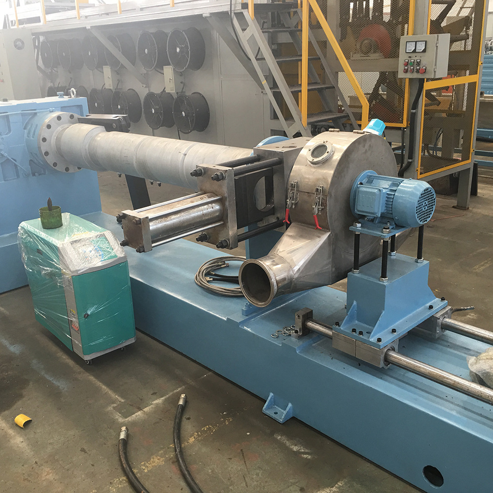 单螺杆pvc电缆回收料热风冷切膜面造粒机生产厂家