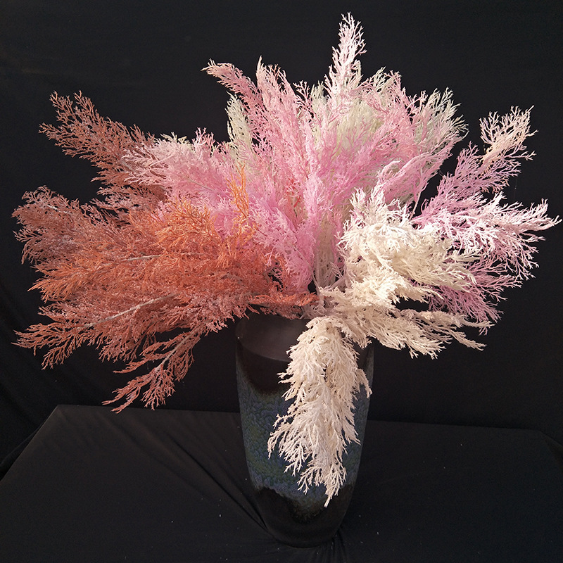 新款雾雪雾凇 仿真迷雾花 婚庆网红花材 雾凇草 婚礼造景仿真花