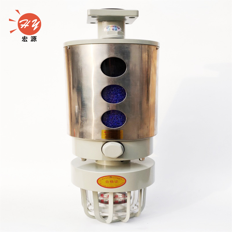 油浸式电力变压器吸湿器 硅胶配件呼吸器单双向呼吸蓝白色颗粒罐