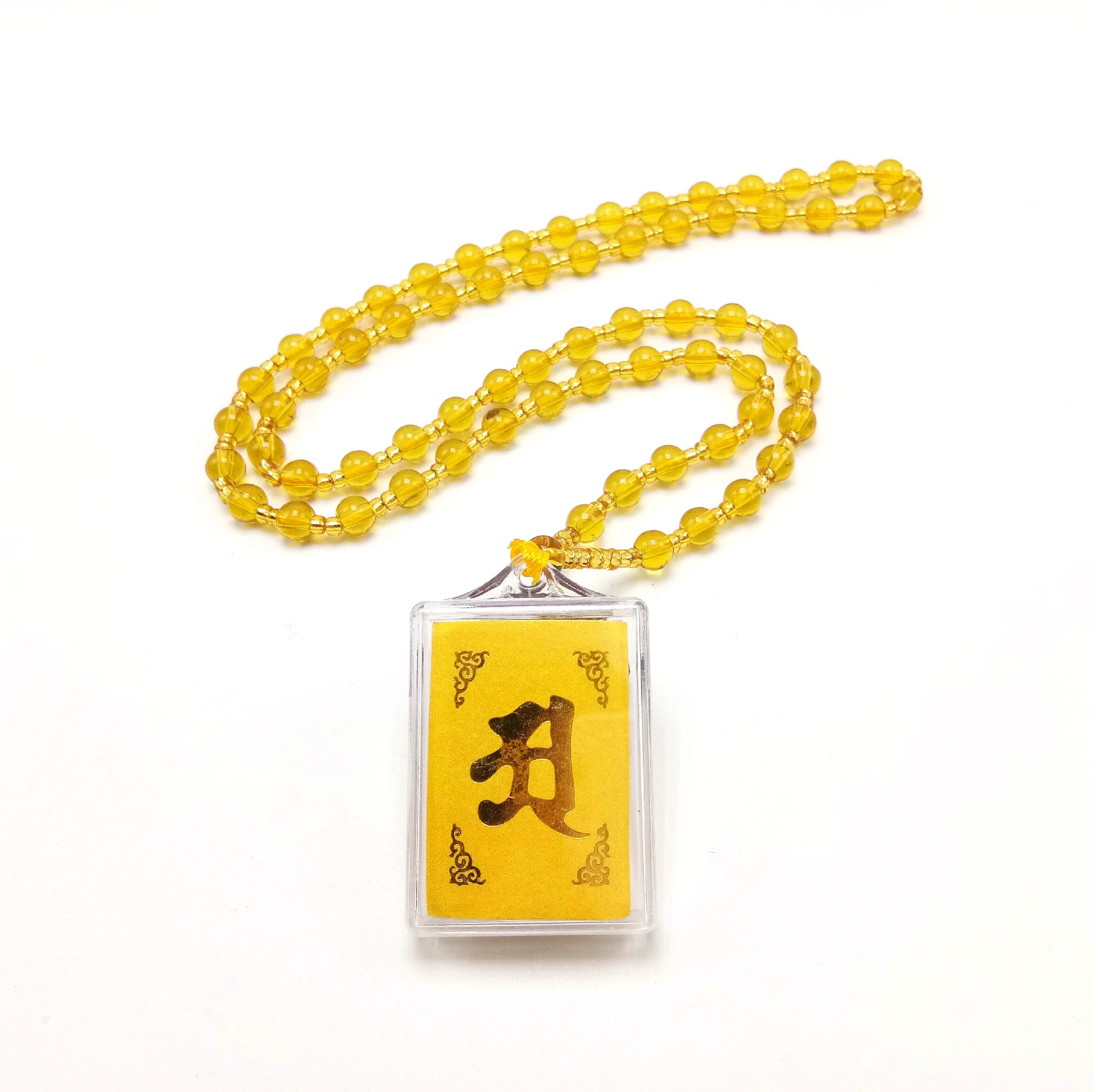 楞严咒挂件 佛教用品 寺庙结缘多咒合一楞严咒项链毛衣链