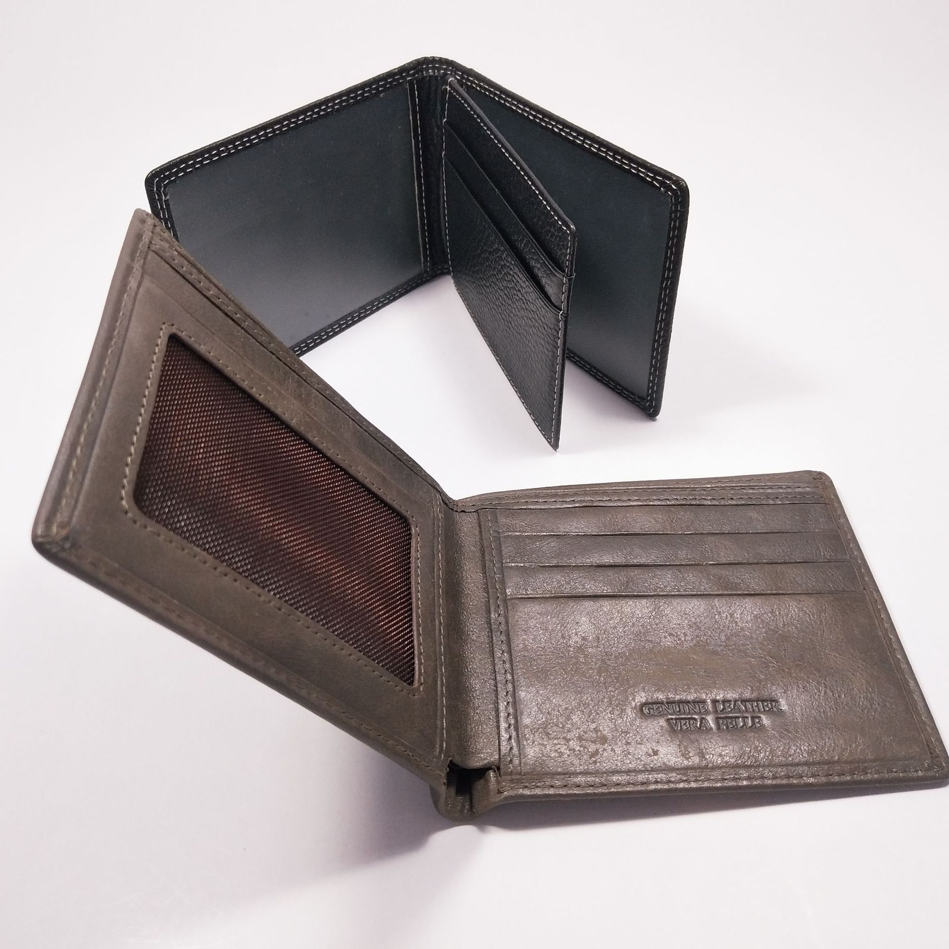 新款头层牛皮男士钱包定做 商务男士钱包真皮厂家 多卡位牛皮钱包