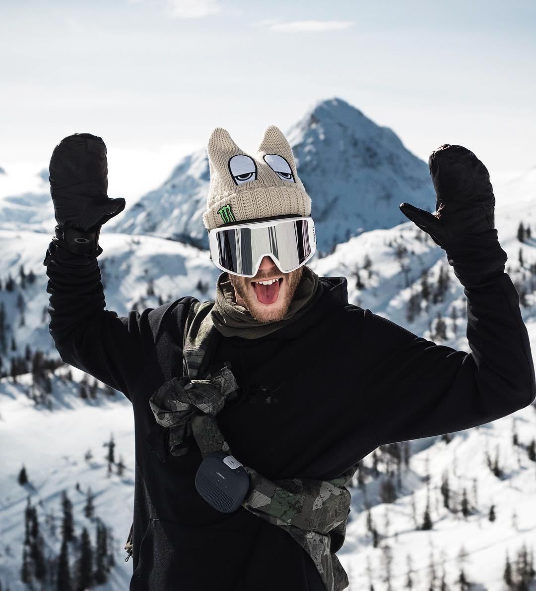 跨境鬼爪针织毛线帽子冷帽子龙王同款滑雪帽男女情侣款眼睛帽