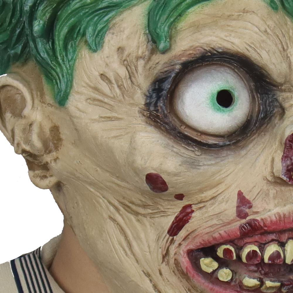 外贸万圣节恐怖变异绿巨人乳胶面具头套化妆舞会cosplay道具