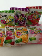 旺仔QQ糖70g*10袋/盒水蜜桃/葡萄/草莓味 凝胶糖果 零食小吃 批发