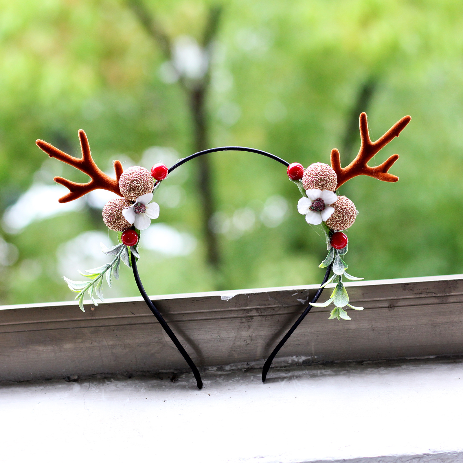 金果子鹿角发箍大鹿角发箍小鹿角对夹小鹿角发箍商品描述上市年份