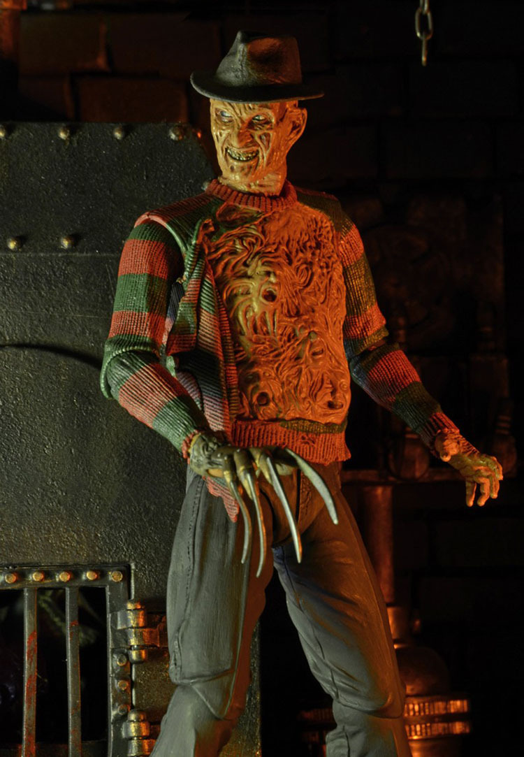 neca 猛鬼街 freddy 战士弗莱迪 第三部 豪华版 7寸人偶模型手办