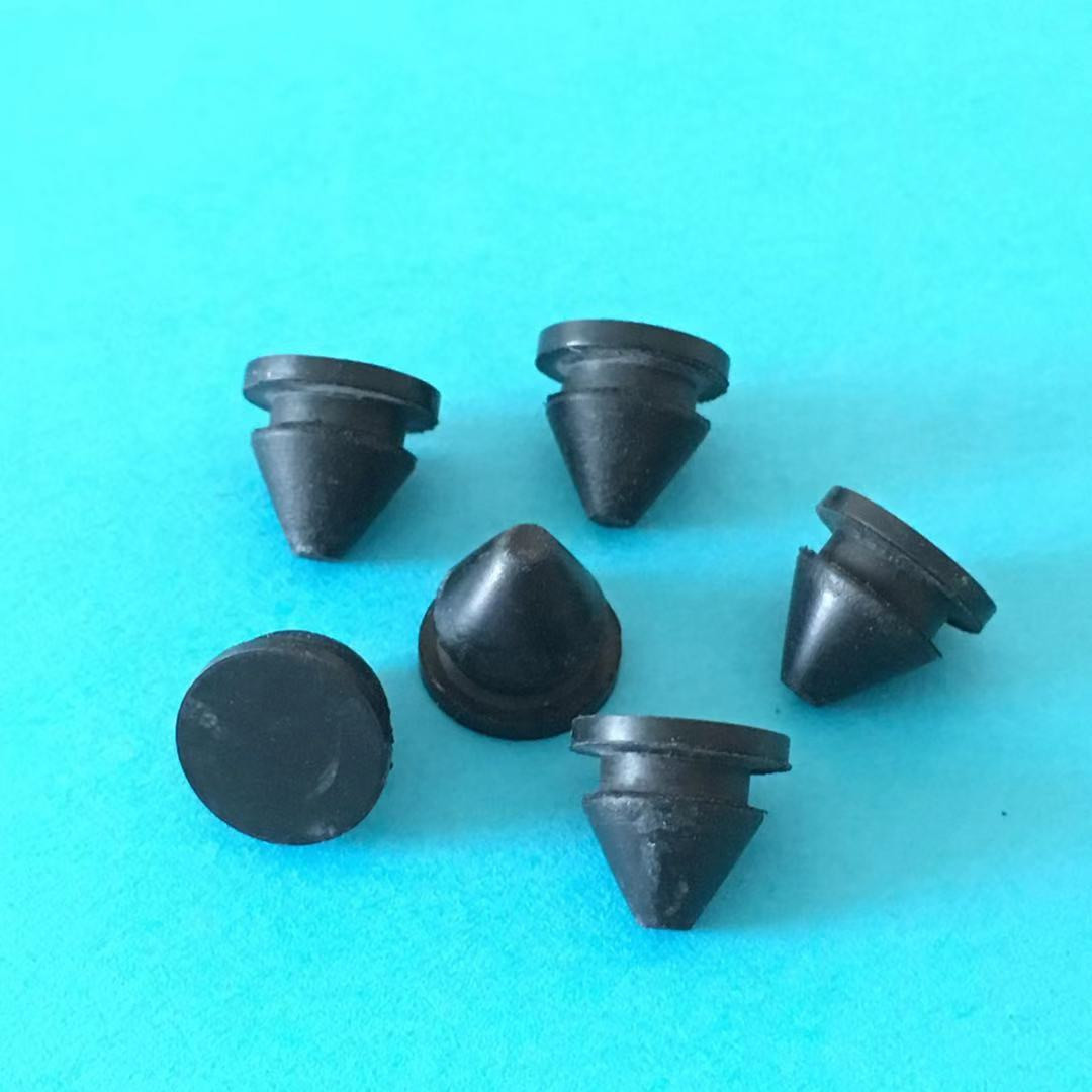 定制各种橡胶塞防震脚门碰垫防水圆形堵头锥形胶塞不锈钢板孔塞子