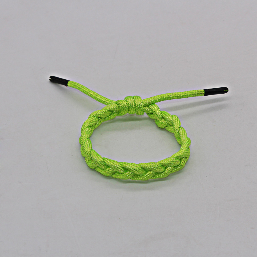 厂家直销鞋带手链欧美风编织潮牌情侣手饰十二色手工礼品饰品