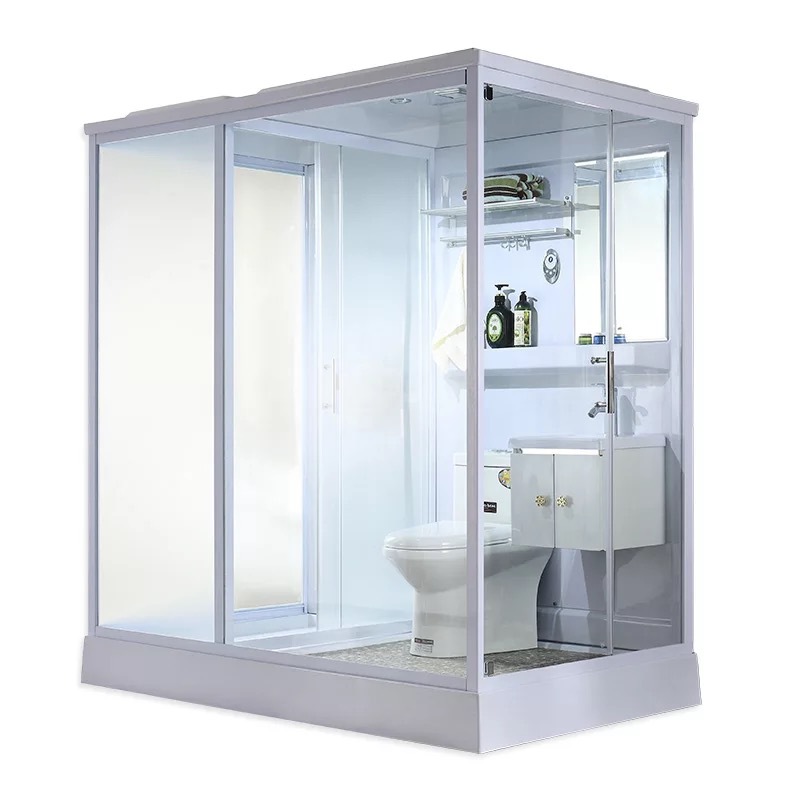 整体淋浴房卫生间家用一体式简易移动洗澡间玻璃浴室厕所室内