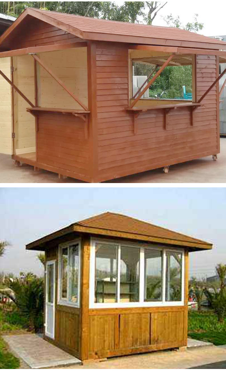 防腐木售货亭户外休闲木屋景区移动售货收费亭仿古售货亭厂家直销