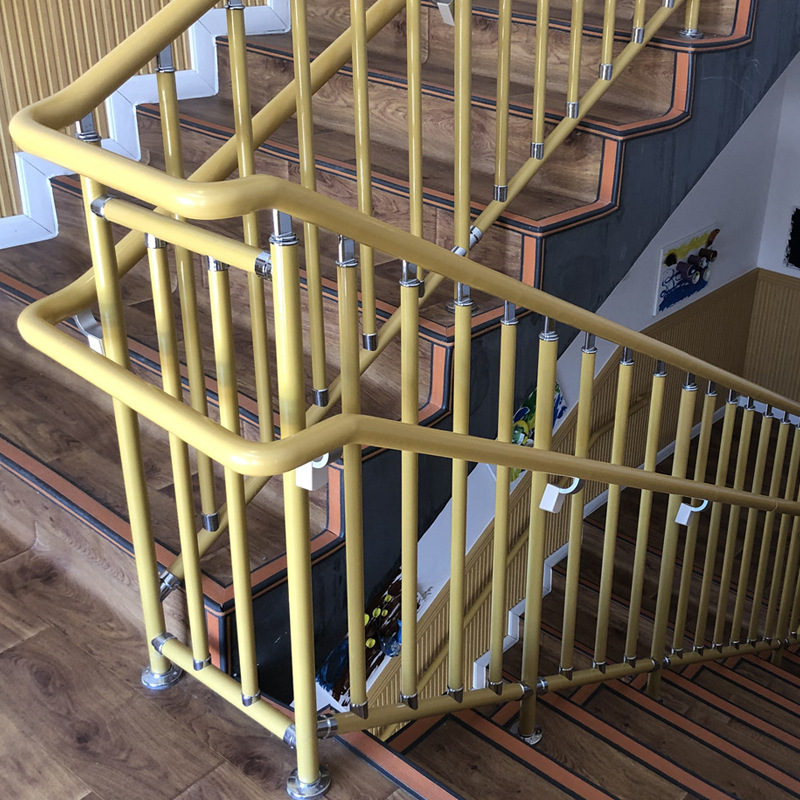 0成交0米厂家直供楼梯扶手栏杆  家装工程楼梯扶手定制    抗菌树脂