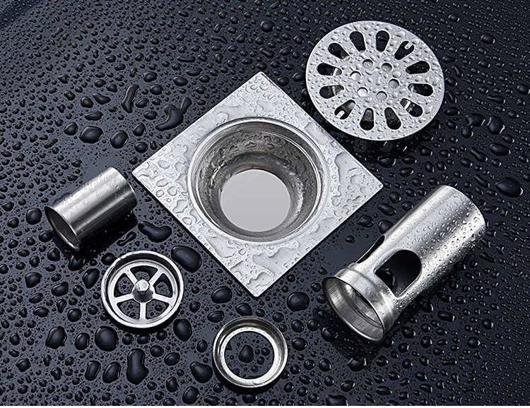 厂家直销 2厘不锈钢地漏卡口 工程地漏 防臭防虫阳台洗衣机地漏