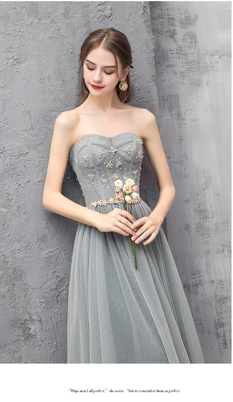 晚礼服伴娘服仙气质2020新款夏季高端宴会姐妹团礼服裙长款显瘦女