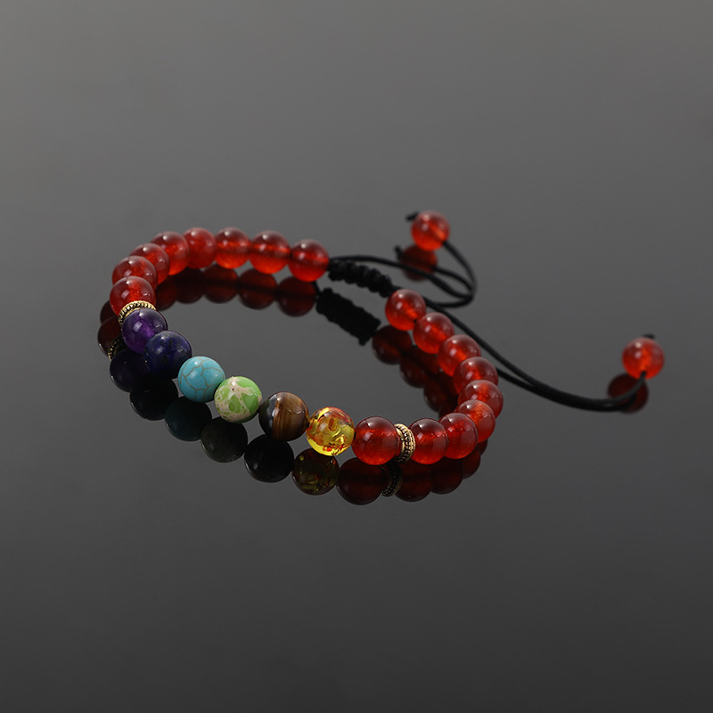 新款热卖欧美紫金石手工串珠手绳手链 时尚创意可调节手饰品批发