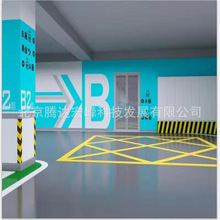 长期供应 地下停车场设计地库3D效果图设计图纸 室内停车场划线