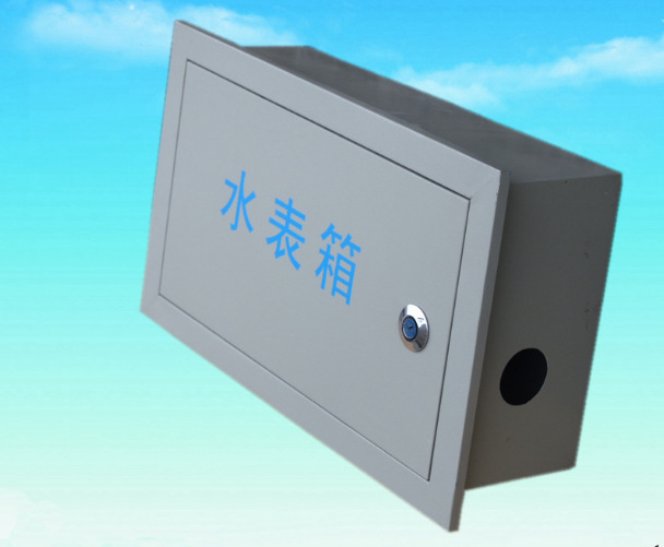 建筑工地临时1户水表箱 供水局单户水表箱 入墙式暗装水表箱1-2户-阿
