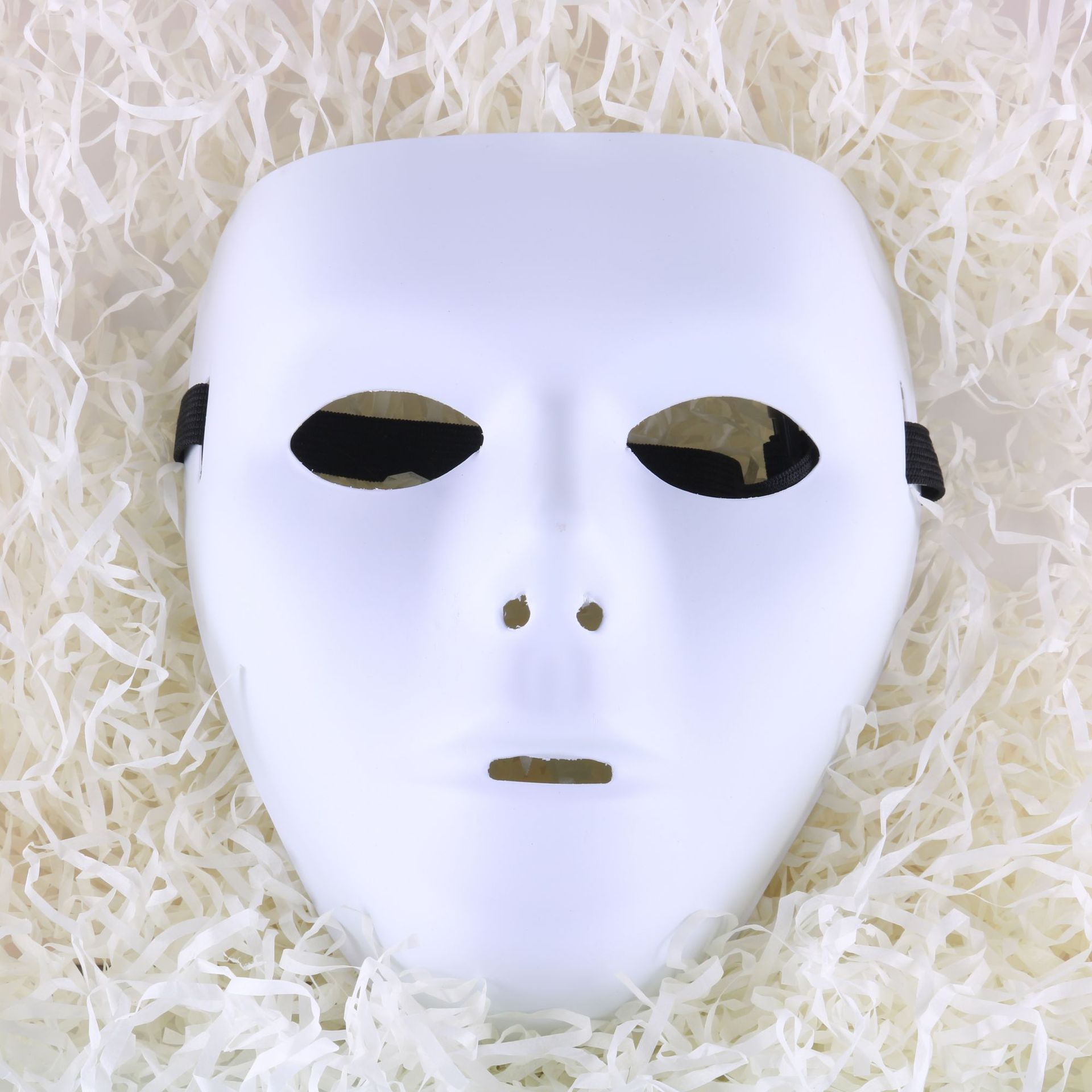 环保pvc街舞假面舞客 鬼舞步白色面具日本和风死神小丑街舞面具