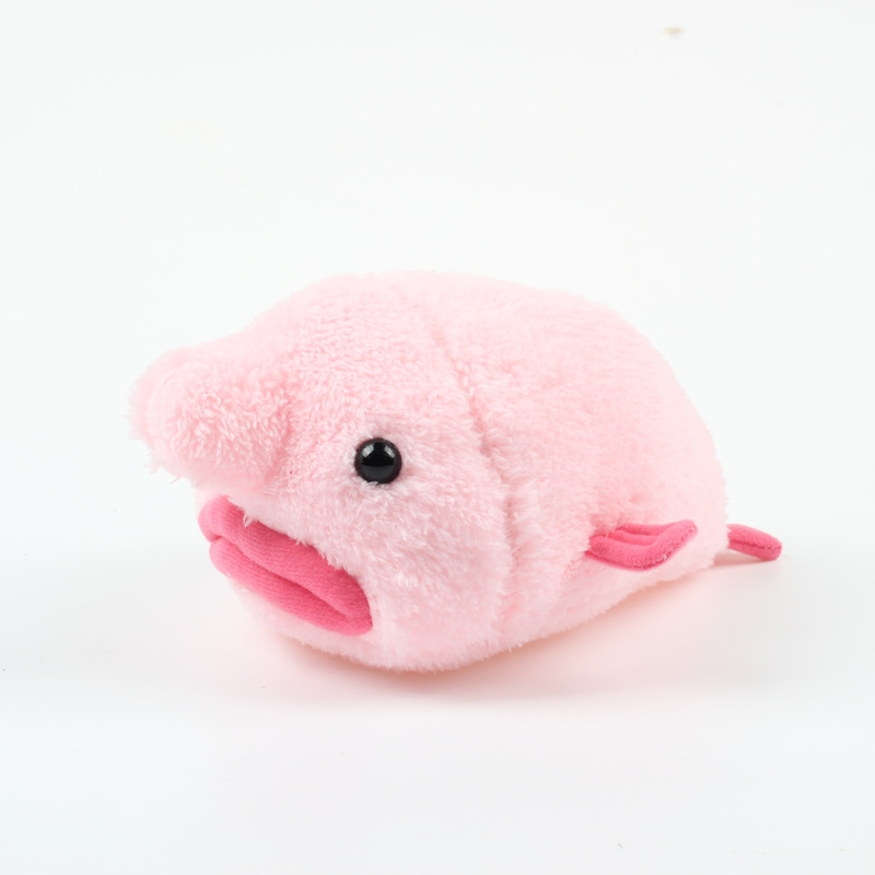 创意新款水滴鱼毛绒公仔忧郁鱼丑萌仿真鱼儿童礼物抓娃娃机公仔