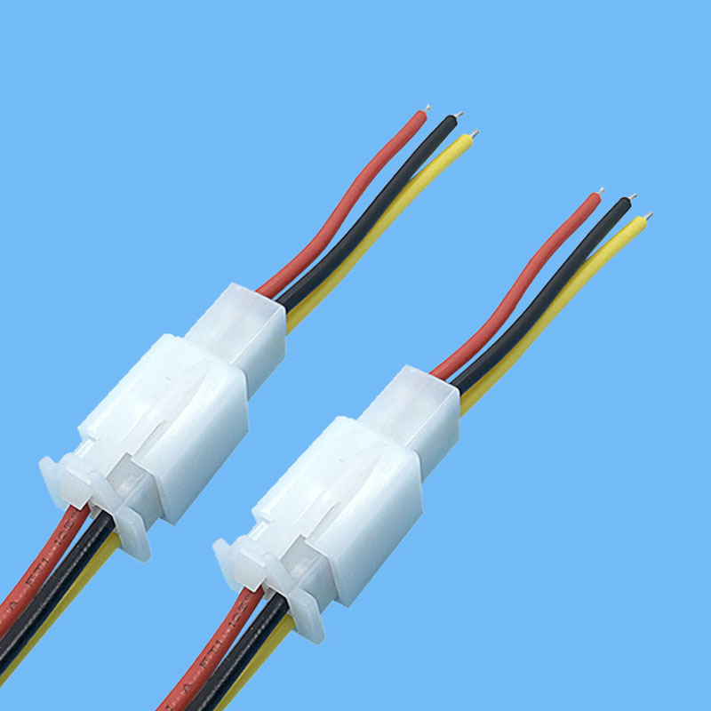 电动车线束 厂家直销2.8系列端子线 摩托车电动车公母连接线束