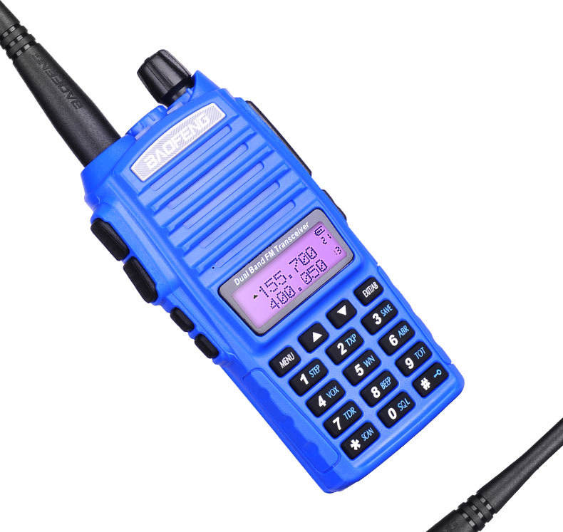 宝锋uv-82对讲机 8w双段宝峰uv5r对讲机户外民用船用甚高频对讲机