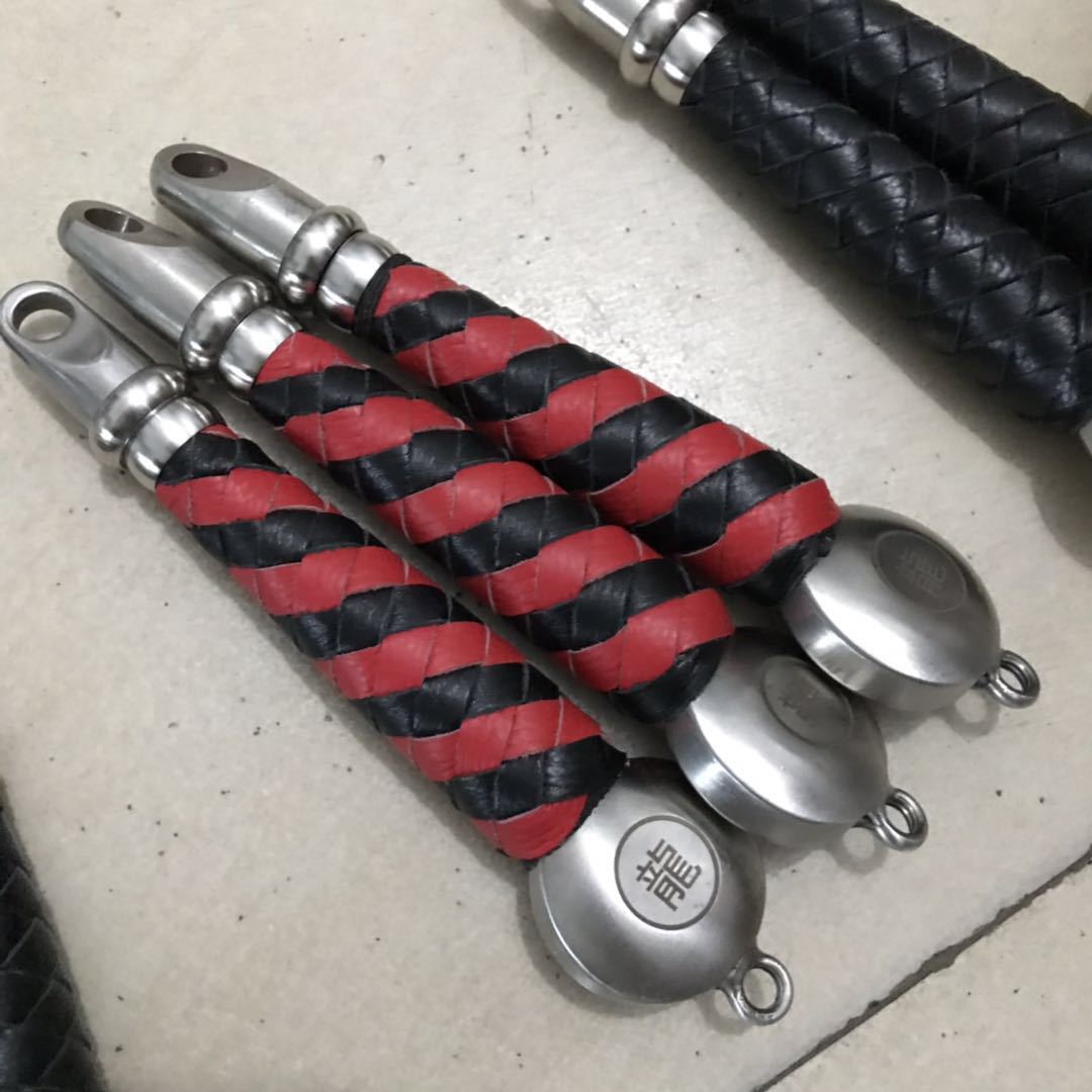 工厂批发 扁壶把手麒麟鞭配件304不锈钢螺母鞭手柄配件皮编织工艺