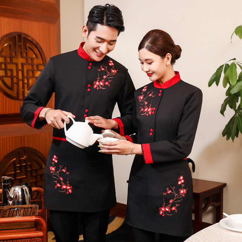 中餐服务员衣服