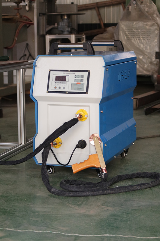 鲁班小型手持滚焊机 汽车排气管外包隔热罩 不锈钢薄板滤网焊接