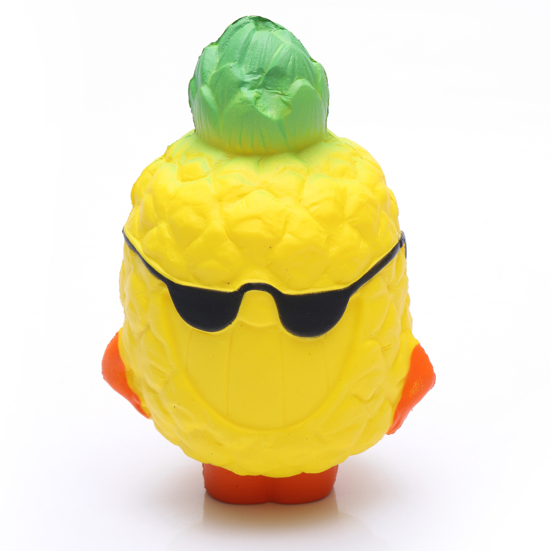 pu发泡菠萝公仔 黄色菠萝压力球 水果发泄礼品玩具