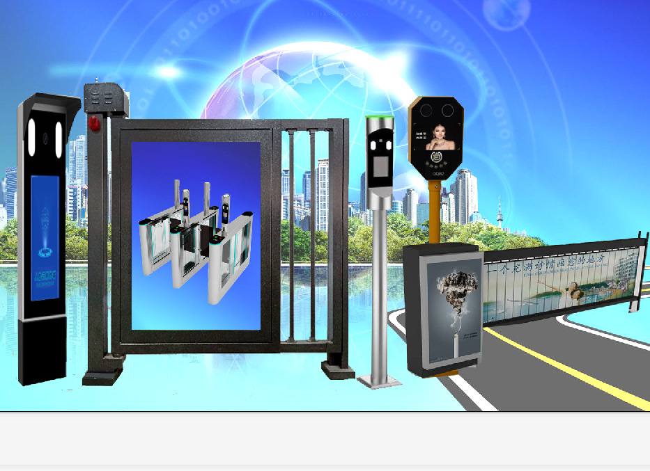 人脸识别通道闸门一卡通智能管理系统节约成本不需要保安