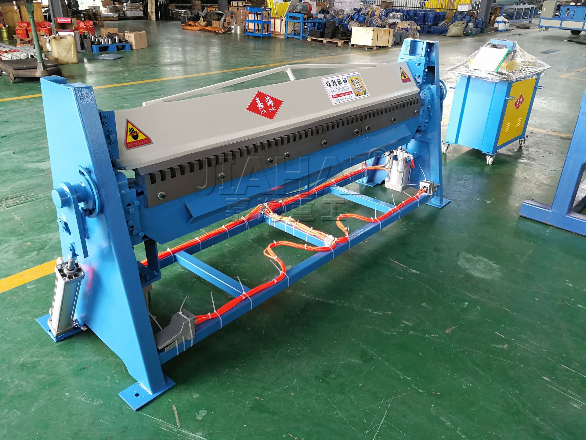 气动折边机铁板铁皮镀锌板折板机不锈钢折弯机共板法兰折方机