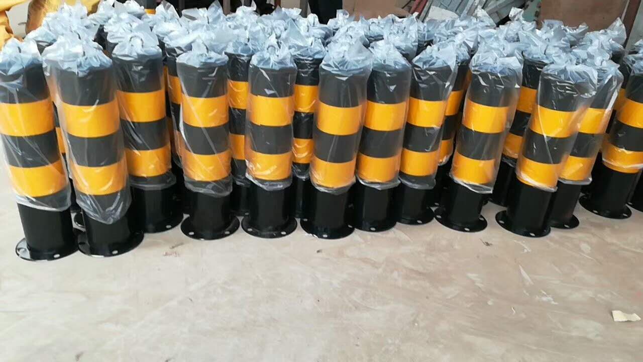 114立柱普通加厚固定活动警示柱隔离柱 交通防撞设施铁立柱-阿里巴巴