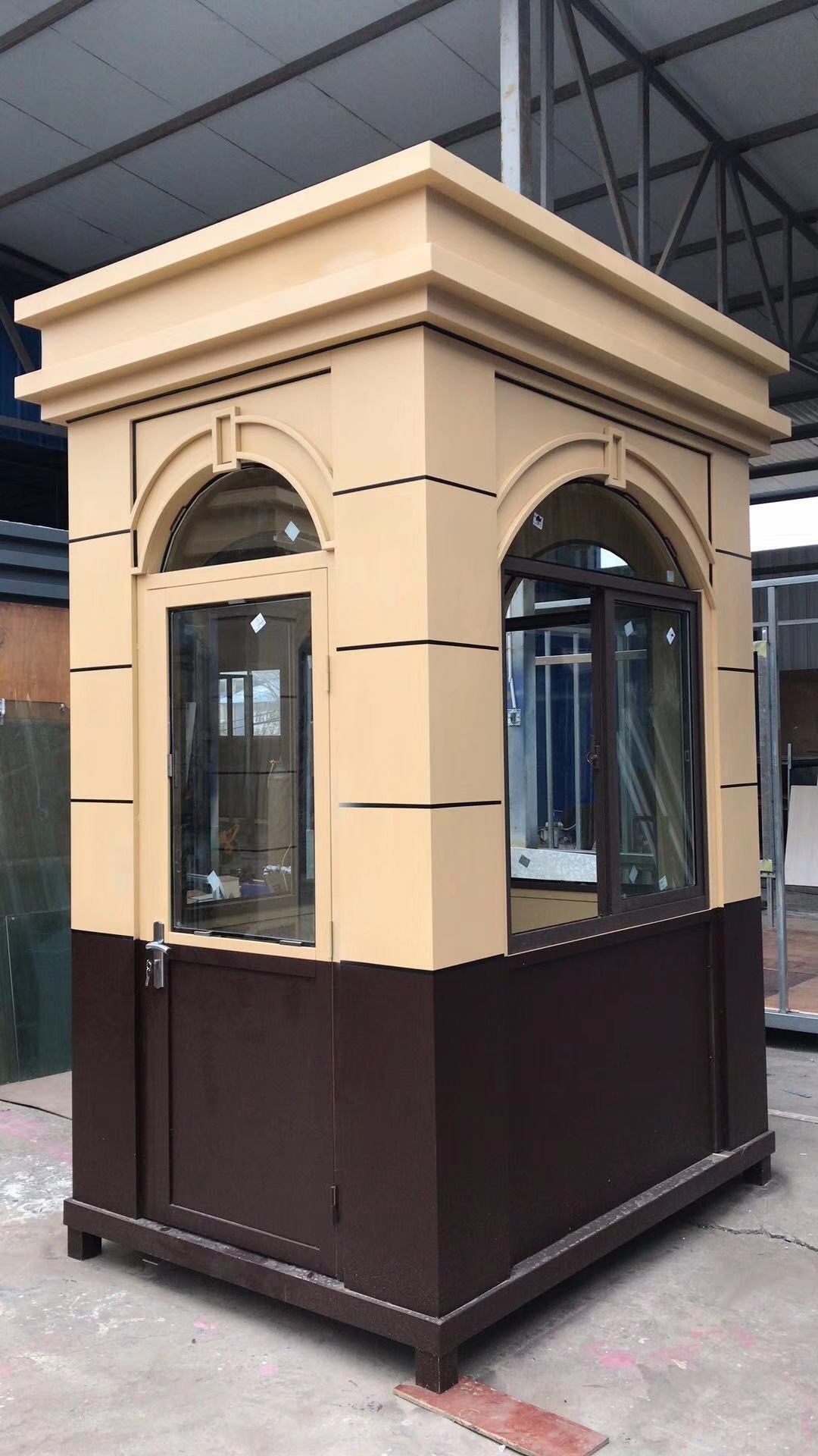 真石漆岗亭 移动保安亭小区岗亭收费亭 成都厂家直销