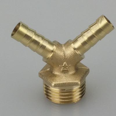 煤气燃气软管4分内外丝转换接头宝塔头格林头人字延长铜直接8mm