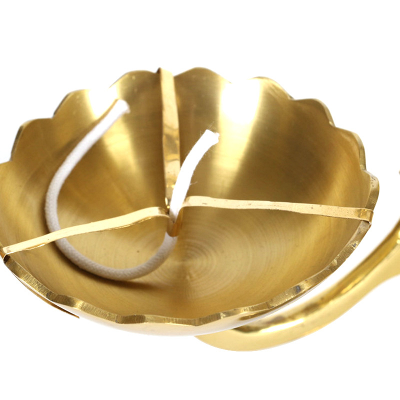 黄铜九星油灯工厂直销佛具宗教佛教用品佛堂寺庙寺院祠堂用品供灯