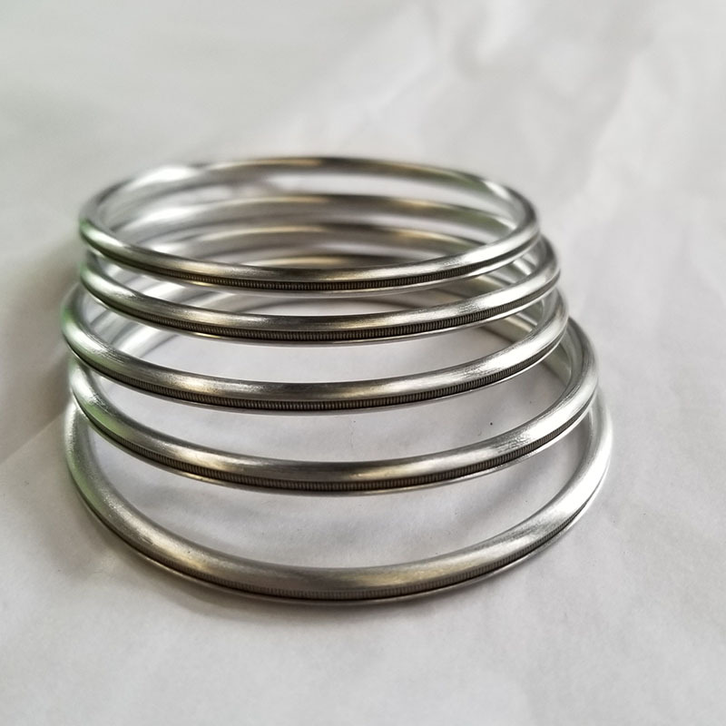 厂家现货弹簧加强型铝密封圈油封圈 c型圈弹簧 斜体弹簧泛塞封