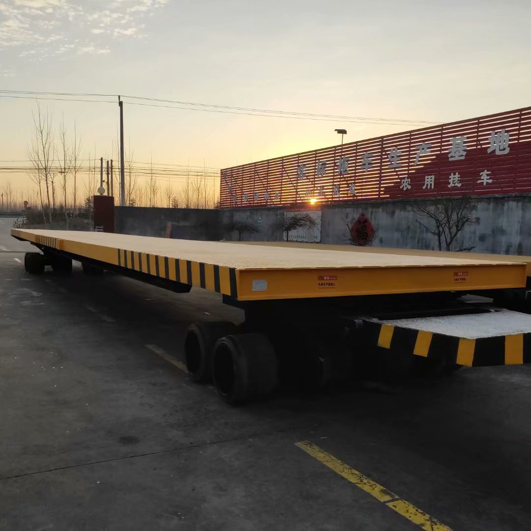 5米加长型重型平板车 大型重型工具车 移动拖车运输工业重物