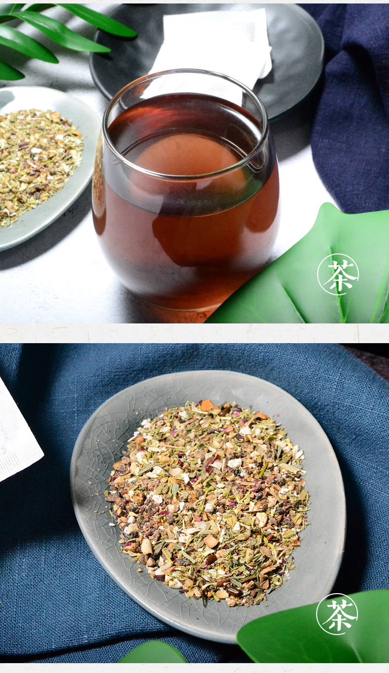 黄精多宝茶批发 五男人茶男宝人参袋泡茶包oem贴牌代加工一件代发